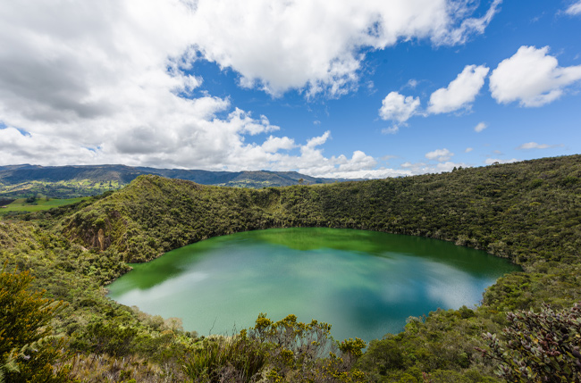 Explore Guatavita Lake in search of El Dorado