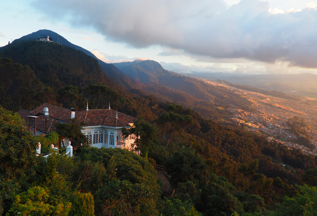 Climb Monserrate for the greatest views over the Bogota cityscape