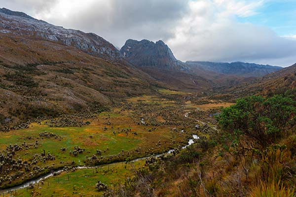 Sierra Nevada del Cocuy National Park, Colombia green hills valleys mountains at best national parks in colombia sierra nevada del cocy national park