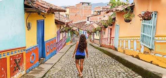 solo travel in guatape is a great experince and recommended that you explore that cobbled streets and talke in the colorful surroundings 
