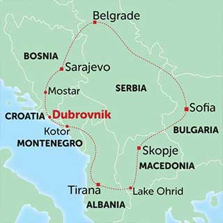 Explore Dubrovnik with Tucan Travel on the Balkans in Two Weeks small group tour