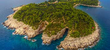 Lokrum Island is a great day out exploring off the coast of Dubrovnik