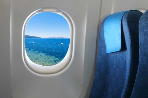 View of Croatia out the plane window Take a tour of Croatia to see the stunning islands