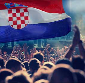 Football is a large part of culture in Croatia Football fans celebrate the World Cup Croatia win