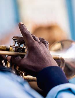 Havana Jazz Festival - Havana, Cuba man playing trumpet at havana jazz festival cuba