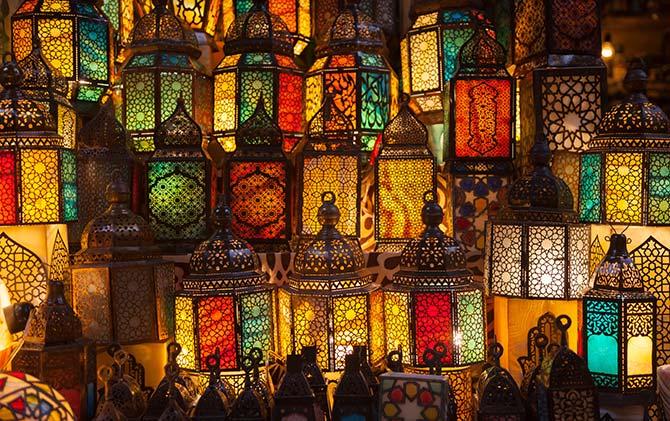 Lanterns in Egypt celebrating Ramadan colourful lanterns in egypt for celebrating Ramadan