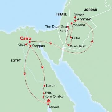 explore egypt on a group tour to egypt and jordan visit petra