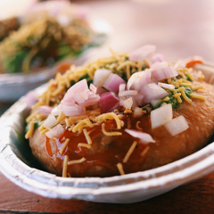 Kachori fried bread with delcious fillings