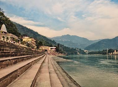 visit the yoga capital of india rishikesh with the holy river ganges running through