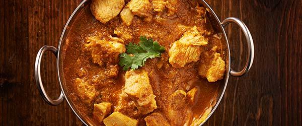 Butter chicken curry a famous food in india is butter chicken curry