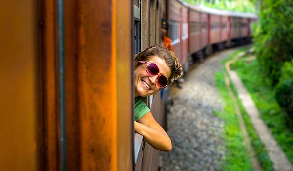 a solo woman travelling in india by train