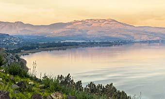 sunset at the sea of galilee israel travel advice