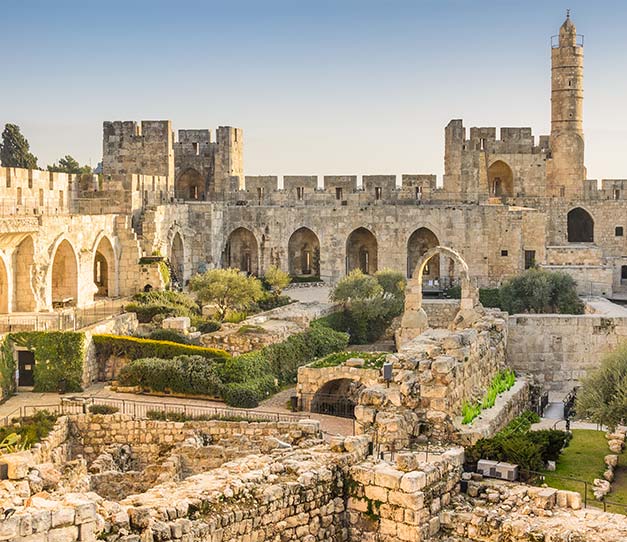 the tower of david in jerusalem on an israel tour