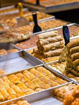 Taste of Galilee Food Festival baklava at taste of galilee food festival israel