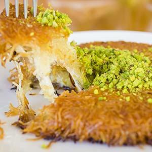 kanafeh an arabic traditional dish