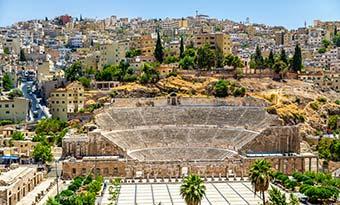 Roman Ruins in Amman, Jordan roman amphitheatre ruins in amman jordan
