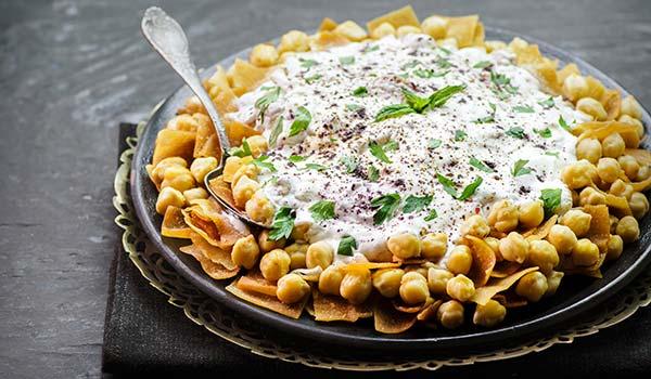 Hummus and pita hummus a popular food in israel with pita and chickpeas