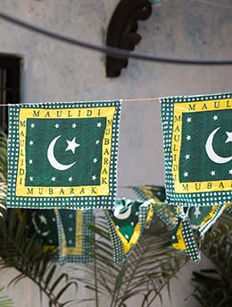 Maulidi Festival, Kenya Islamic flags for the maulidi festival in kenya