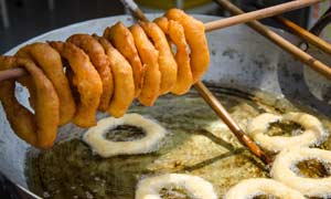 when our holiday tour travellers visit Lima we recommend that they try Picarones, a delicacy of Lima