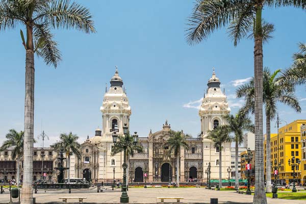 Historic centre of Lima lima's main square plaza de armas is a busy bustling scene with various attractions and activities packed full of culture and history and a place we recommend our holiday tour travllers to experience