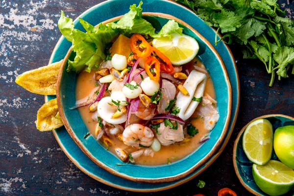 Peruvian delicacy, Ceviche travel in peru and experience the tastey authentic cuisines as this amazing city of lima will blow you away