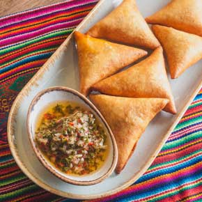 A dish of Peruvian empanadas - a local favourite Empanadas in Peru