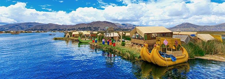 Floating Island of the Uros, Lake Titicaca, Peru explore lake titicaca near puno in peru when travelling south america on our holiday tours