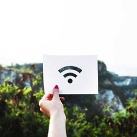 Wifi isnt provided onboard the train wifi isnt available on the trains but the are plugs to charge your phone or electronic devices