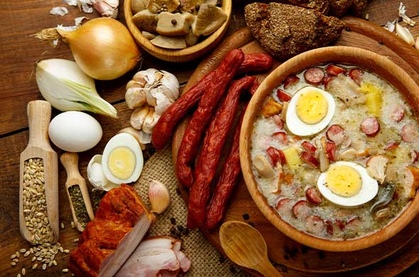 Traditional Polish food Traditional food in Poland