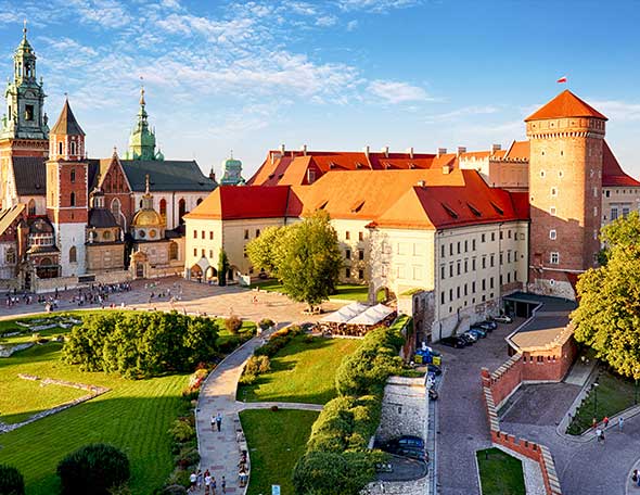 Wawel Royal Castle and Grounds image showing Wawel Royal Castle in Krakow