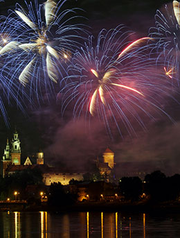 Wianki festival in Poland fireworks for wianki festival in poland
