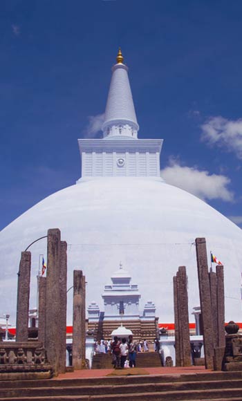 Sri Lanka has numerous stupa's and Anuradhapura is one of the best locations to visit when on vacation travelling the country