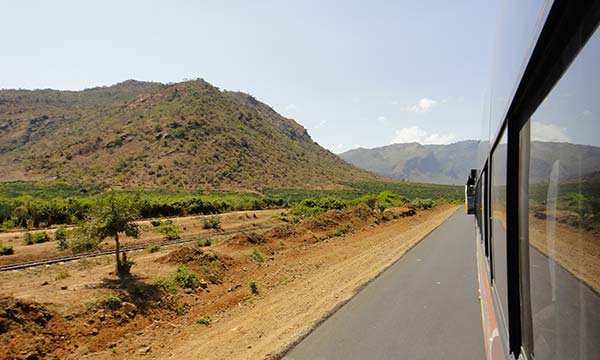 The cost of transport in Tanzania a bus travelling in Tanzania
