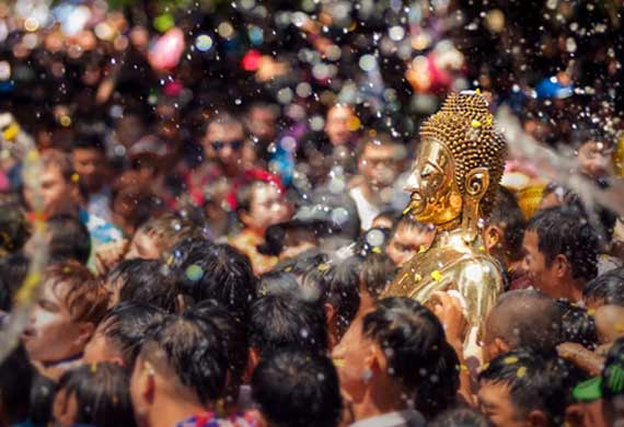 one of the highlights when visiting bangkok would have to be songkran festival of water