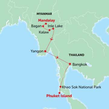 Experience an adventure of a lifetime and visit thailand and myanmar on this amazing trip package that will blow you away with the history and culture of both countries
