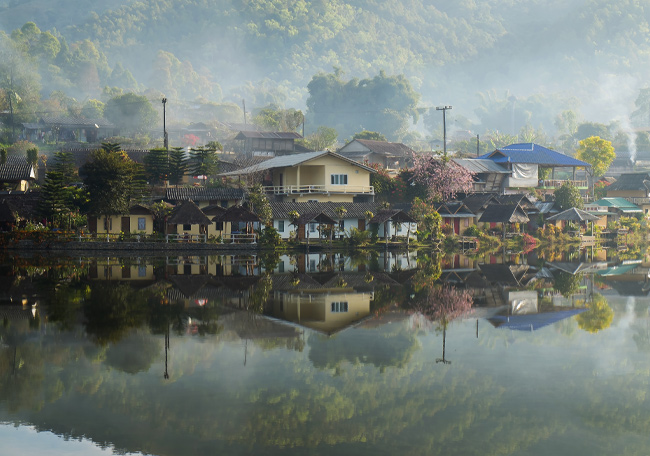 A misty village outside Pai Explore rural Thailand from the hippy haven of Pai