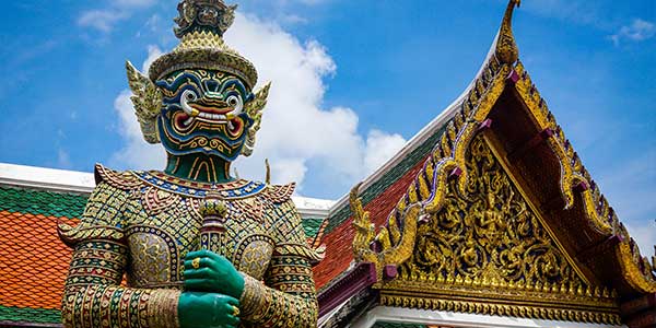The Grand Palace in Bangkok The Grand Palace in Bangkok has one of the highest entrance fees for an attraction in Thailand
