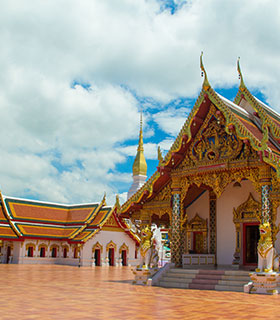Temples are a large part of culture in Thailand A temple located in Thailand
