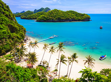 Travel to Koh Samui for some of the best beaches in Thailand for the best beaches in Thailand visit the island of Koh Samui