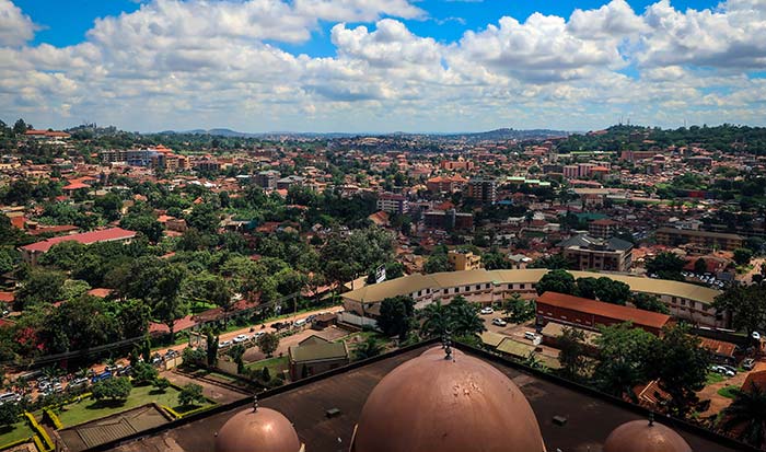 Kampala, Uganda view of kampala the capital city of uganda