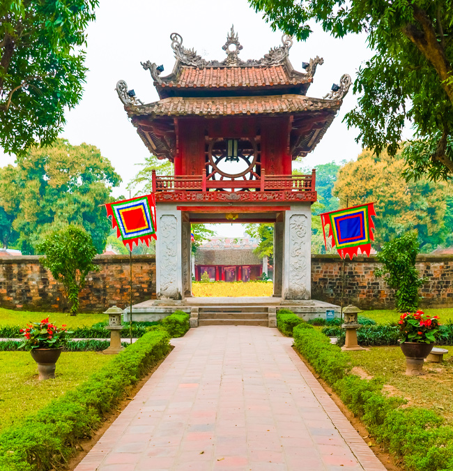 The Temple of Literature, Ba Dinh Take a trip to the quiet neighbourhood of Ba Dinh