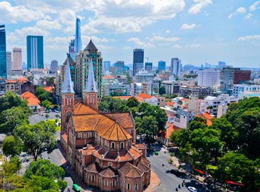 Ho Chi Minh City is a bustling city known for its french influence and landmarks around the city