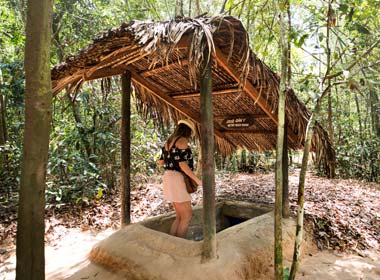 The Cu Chi Tunnels are an important reminder of the Vietnam war
