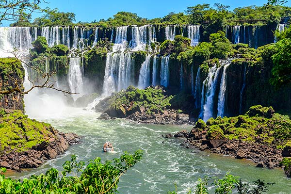 green jungles and waterfslls for iguazu falls national park