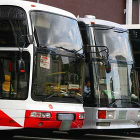 Bus is a cheap method of transport in Japan Bus is one of the cheapest ways to travel around Japan