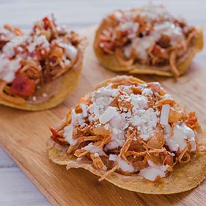 tostadas are some of the food to try in Mexico