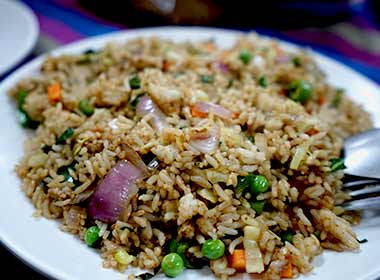 pulao is a simple curry dish which is found all over Nepal whilst on holiday
