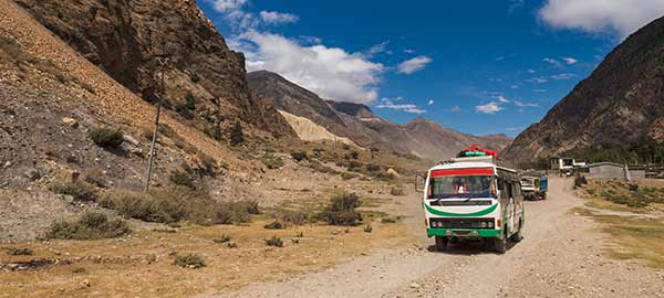 Mini buses and taxi in Nepal round up fares
