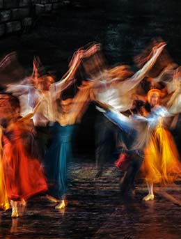 National Arts Festival, South Africa group of dancers on stage at the national arts festival in south africa