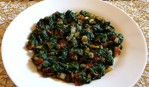 Vegetarian food in Zimbabwe vegetarian food spinach dish in zimbabwe
